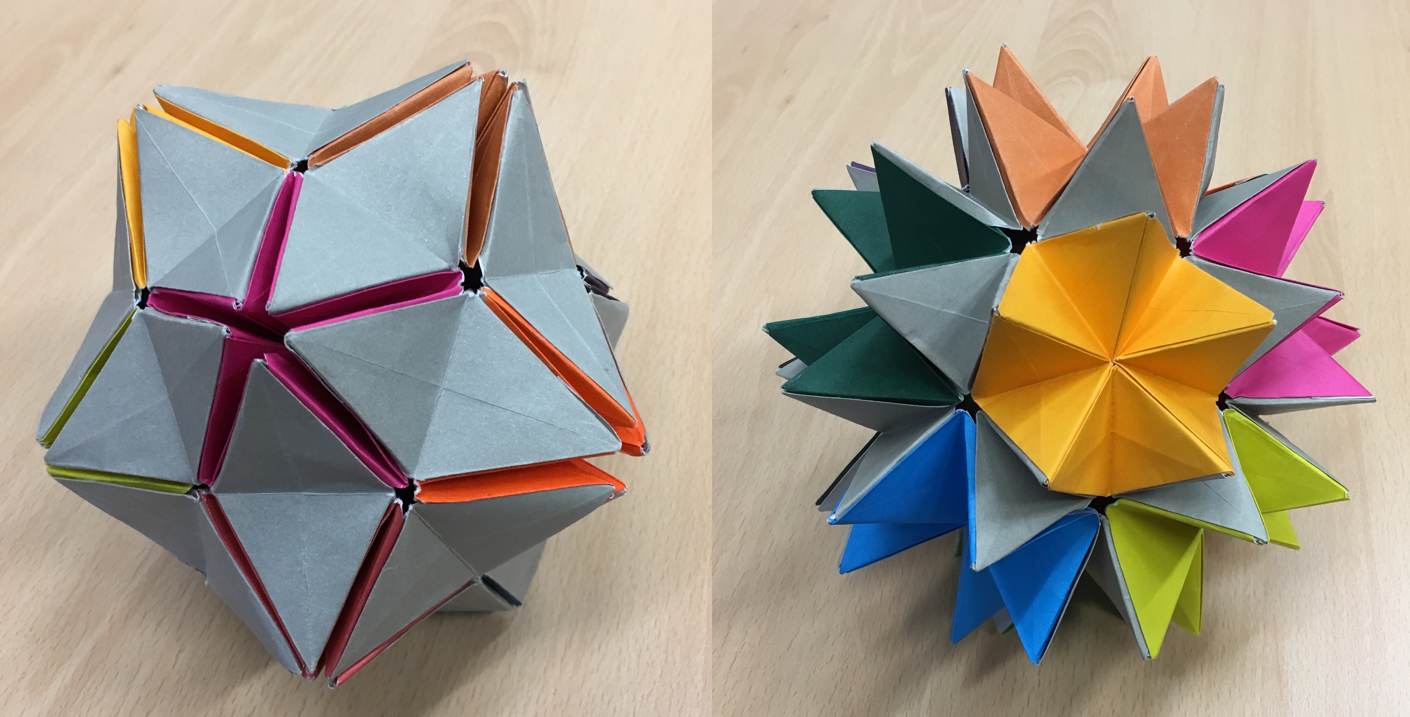 8-Pointed Origami Stars by Maria Sinayskaya, two designs - Go Origami